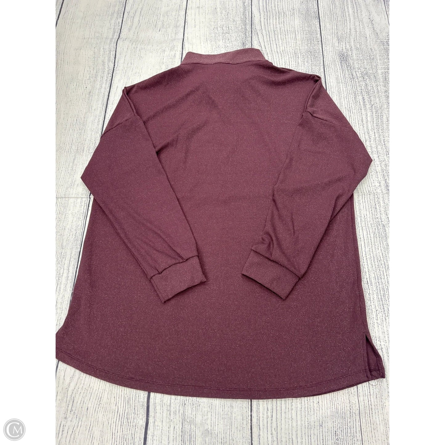Sweatshirt Collar By Clothes Mentor In Purple, Size: Xl