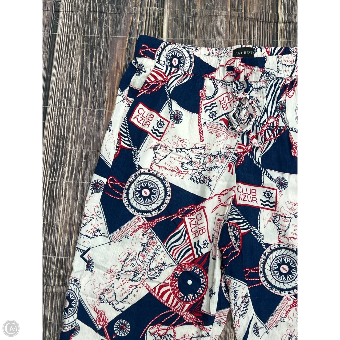 Pants Other By Talbots In Blue & Red & White, Size: S