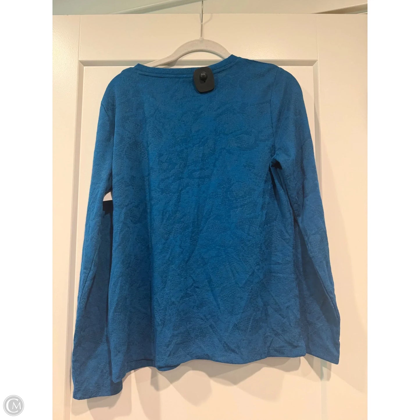 Top Long Sleeve By Simply Vera In Blue, Size: S