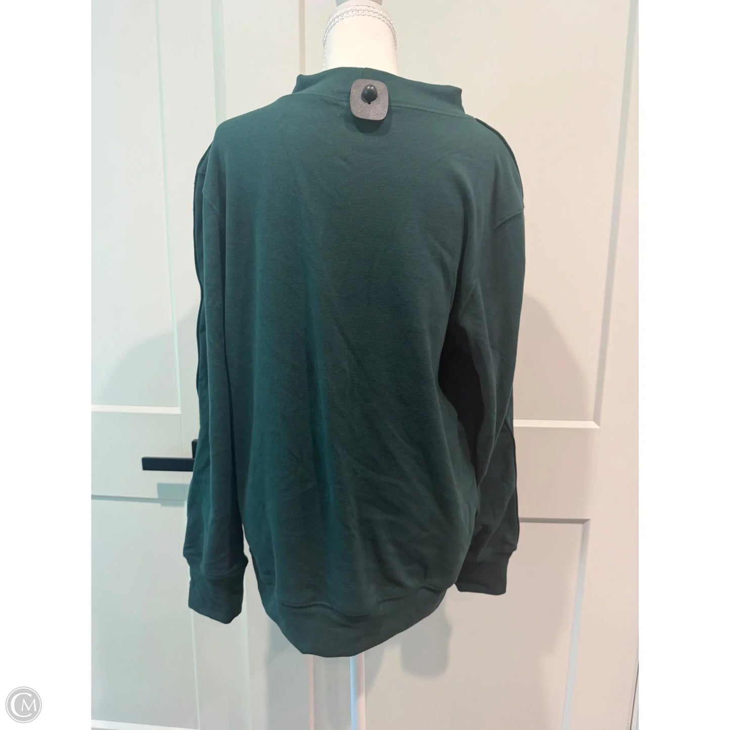 Top Long Sleeve By Maurices In Green, Size: L