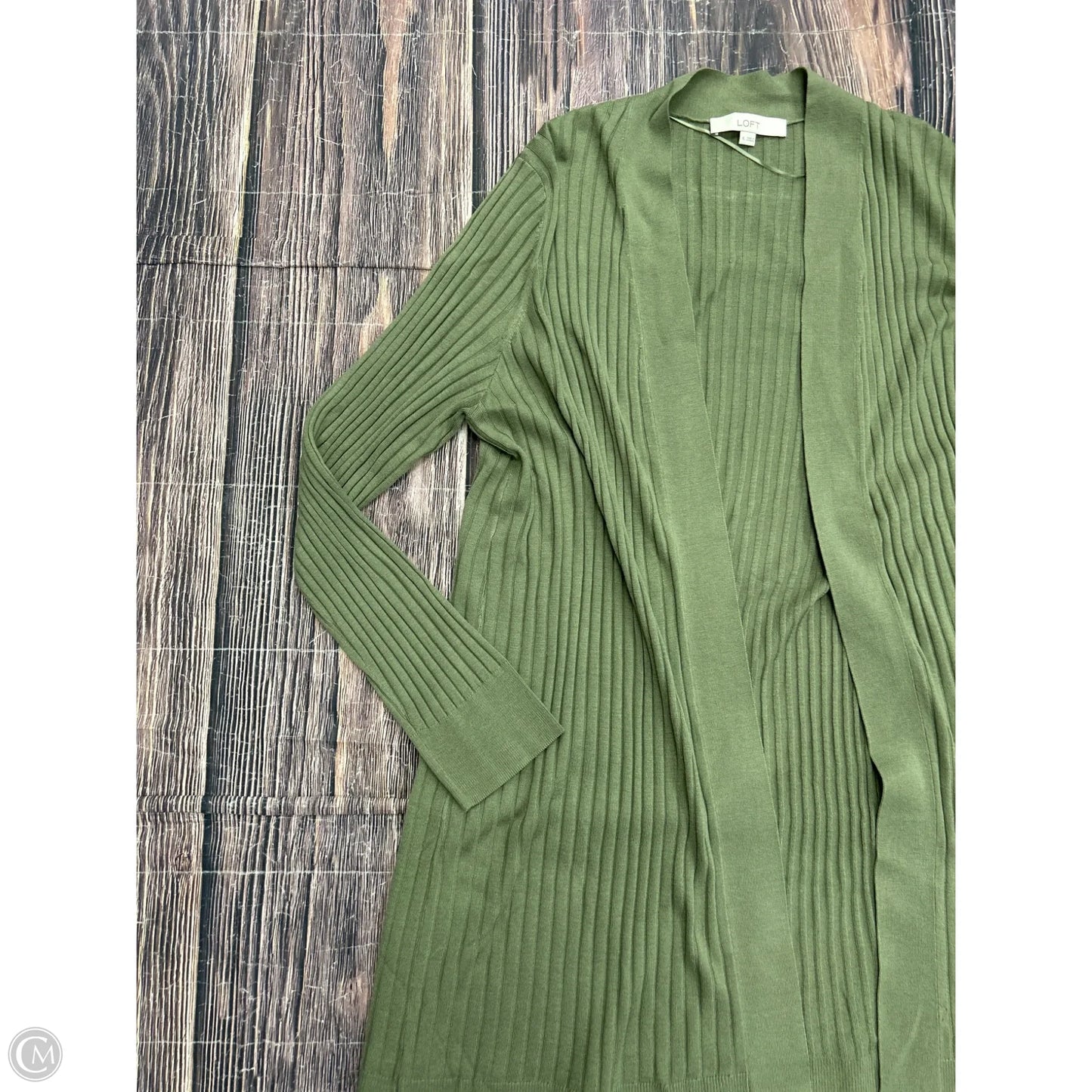 Cardigan By Loft In Green, Size: Xl