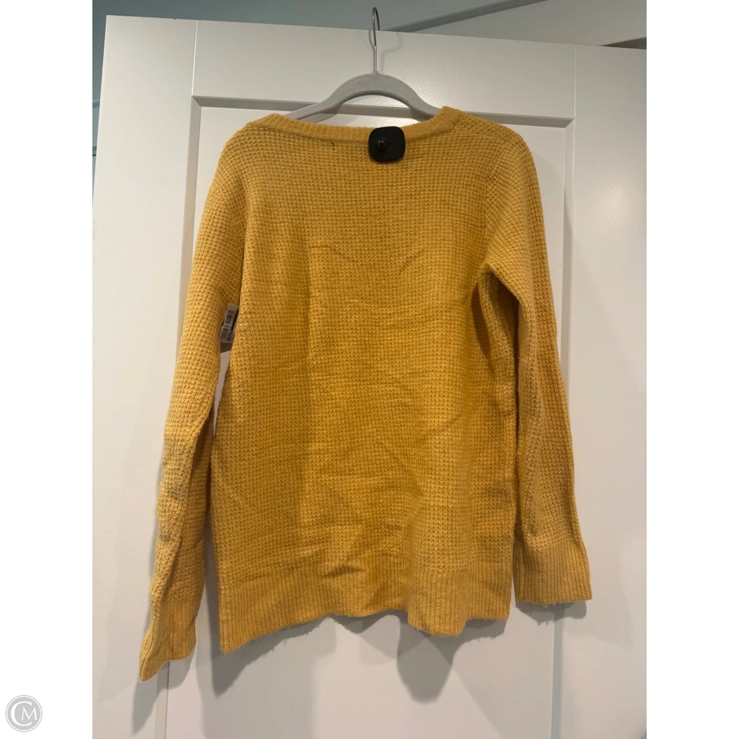 Top Long Sleeve By Staccato In Yellow, Size: M