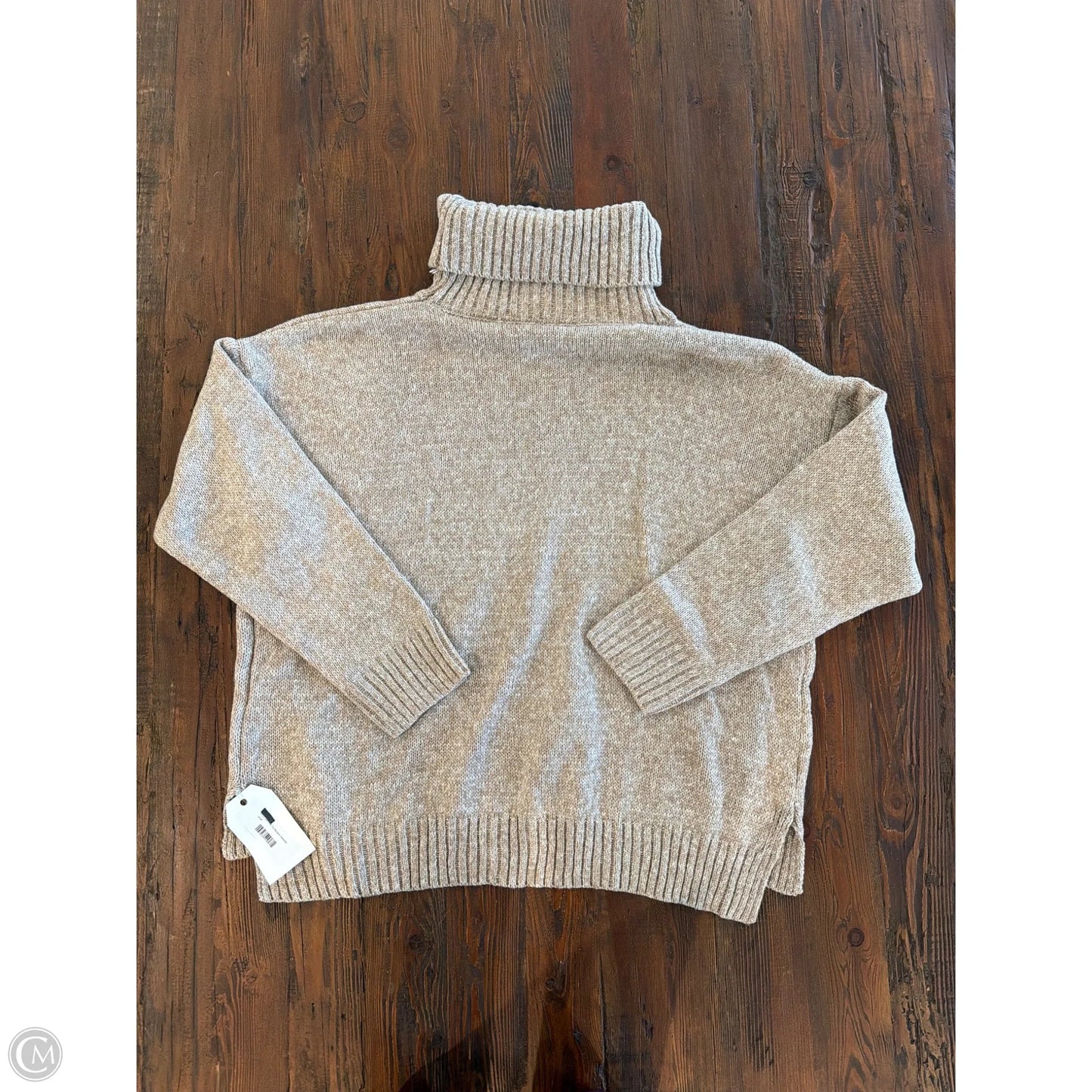 Sweater By Clothes Mentor In Tan, Size: L