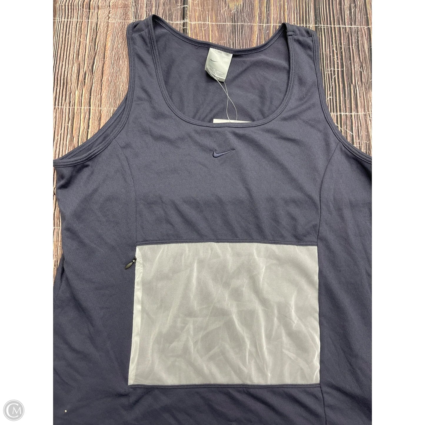 Athletic Tank Top By Nike Apparel In Blue, Size: L