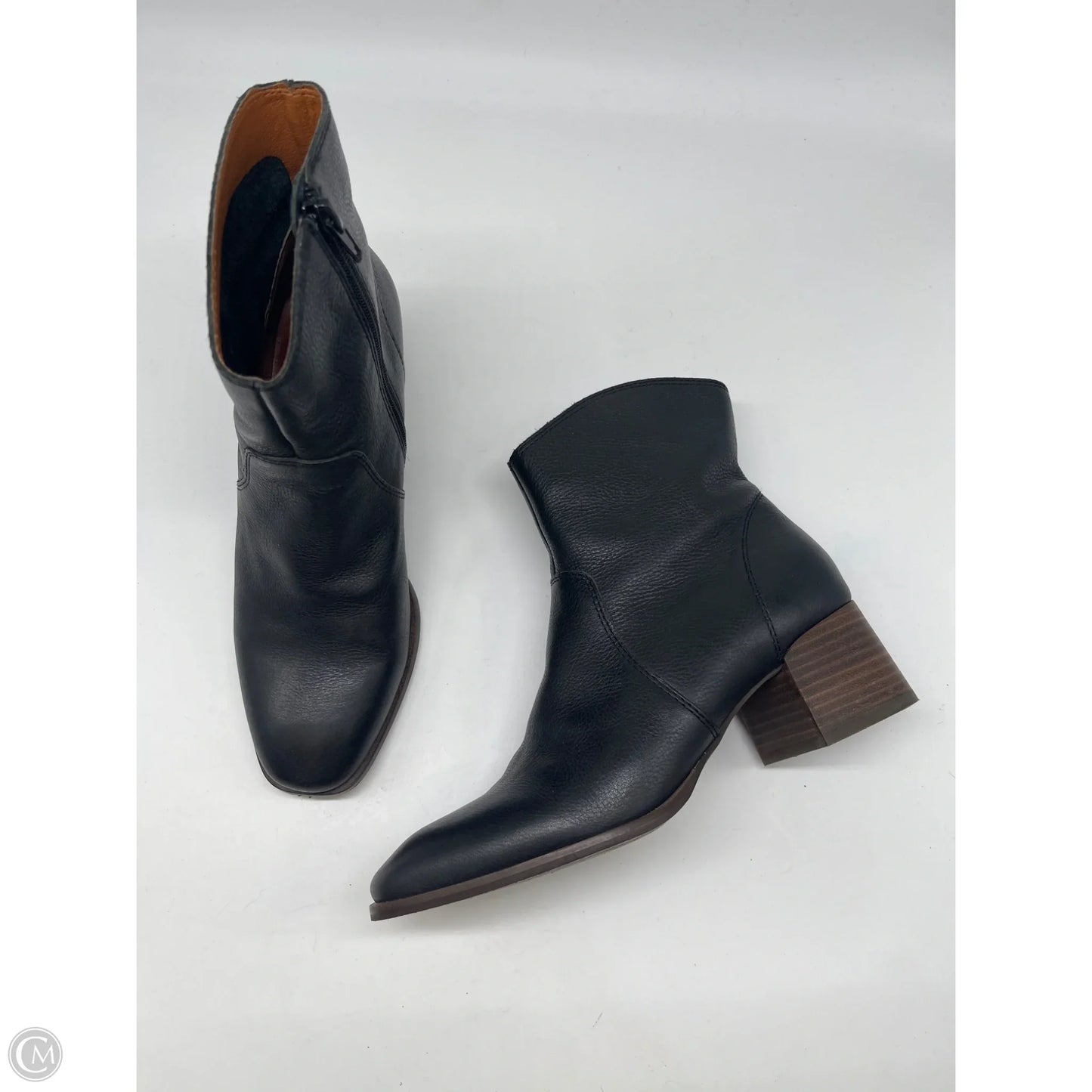 Boots Ankle Heels By Lucky Brand In Black, Size: 7.5