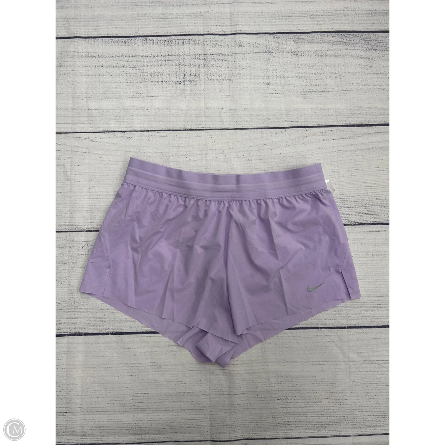 Athletic Shorts By Nike Apparel In Purple, Size: M