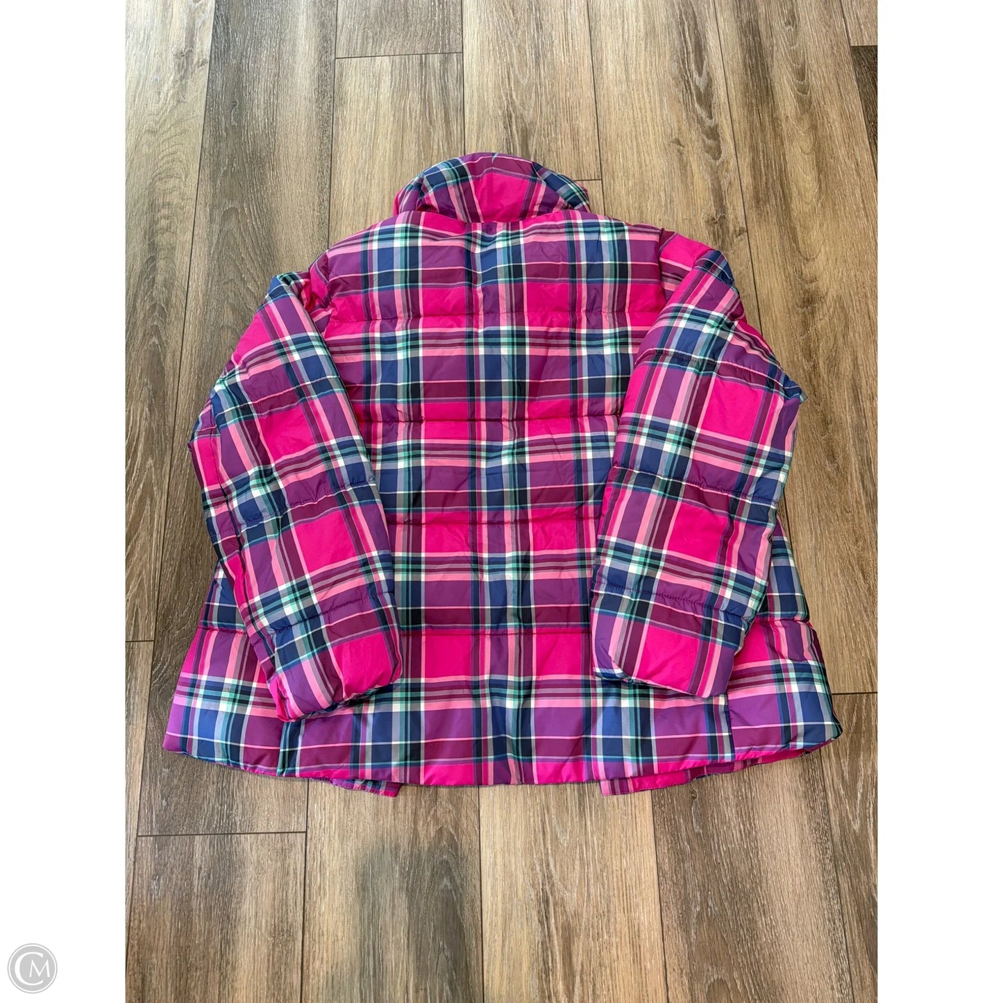 Coat Puffer & Quilted By Talbots In Pink, Size: M
