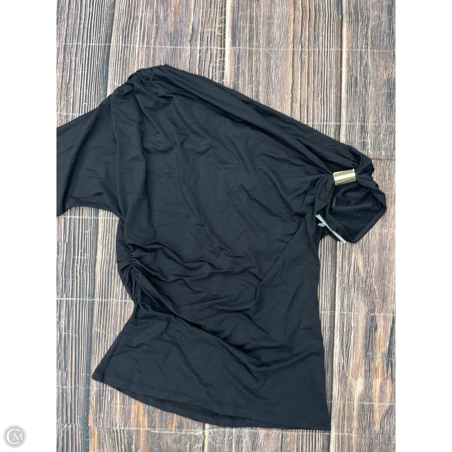 Top 3/4 Sleeve By Zara In Black, Size: L