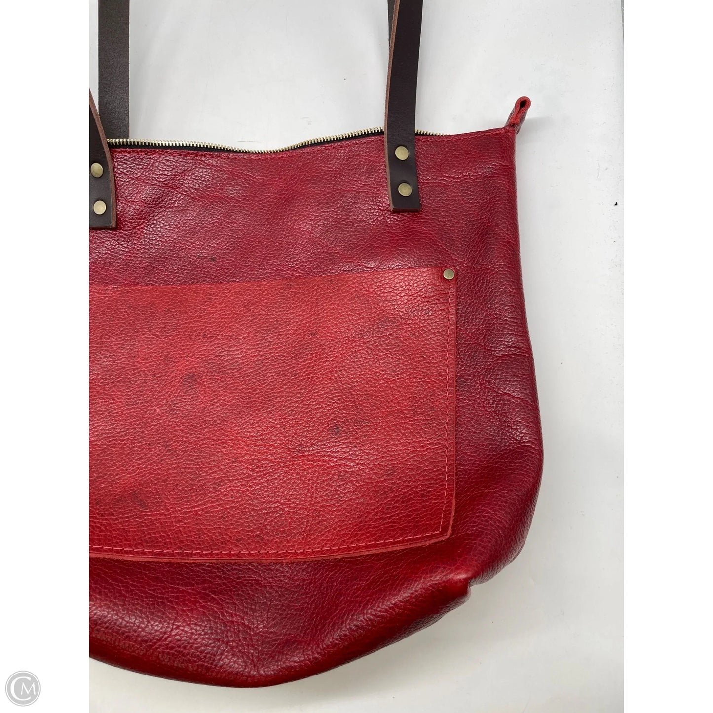 Handbag By Portland Leather, Size: Large