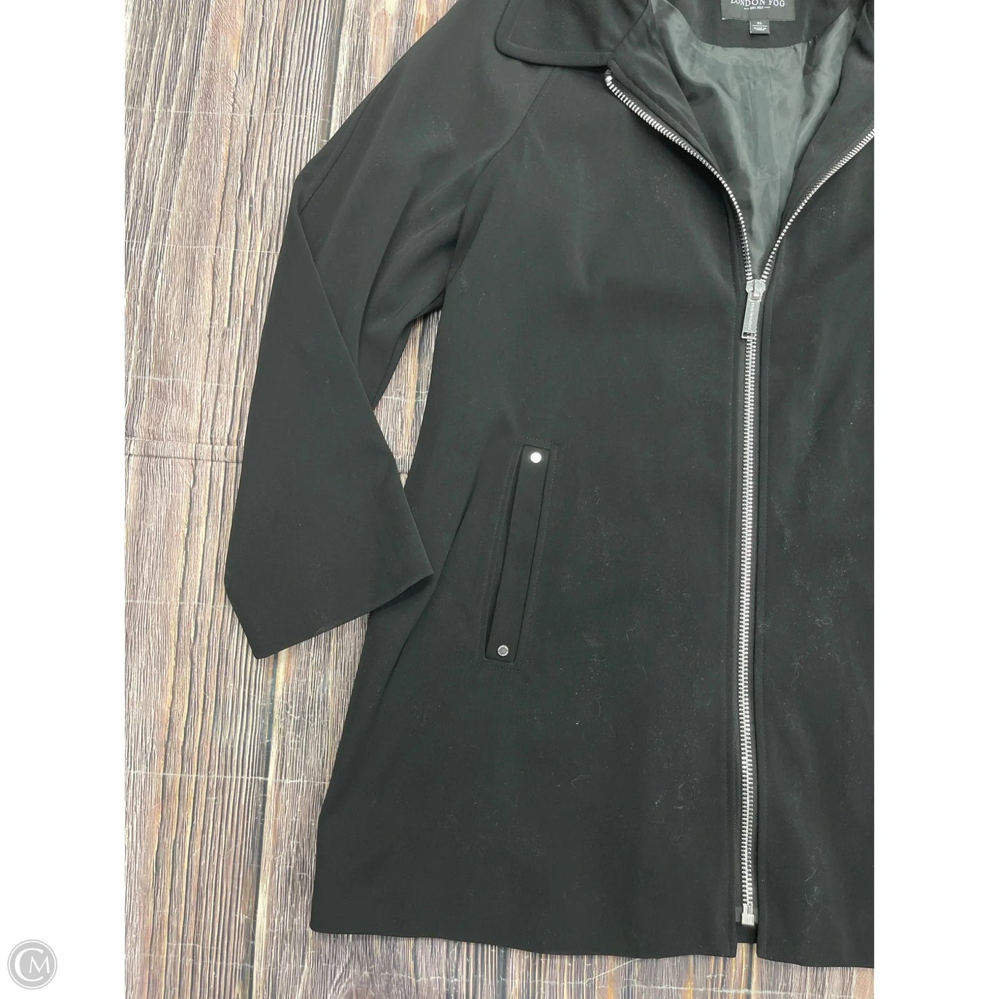 Jacket Other By London Fog In Black, Size: Xl