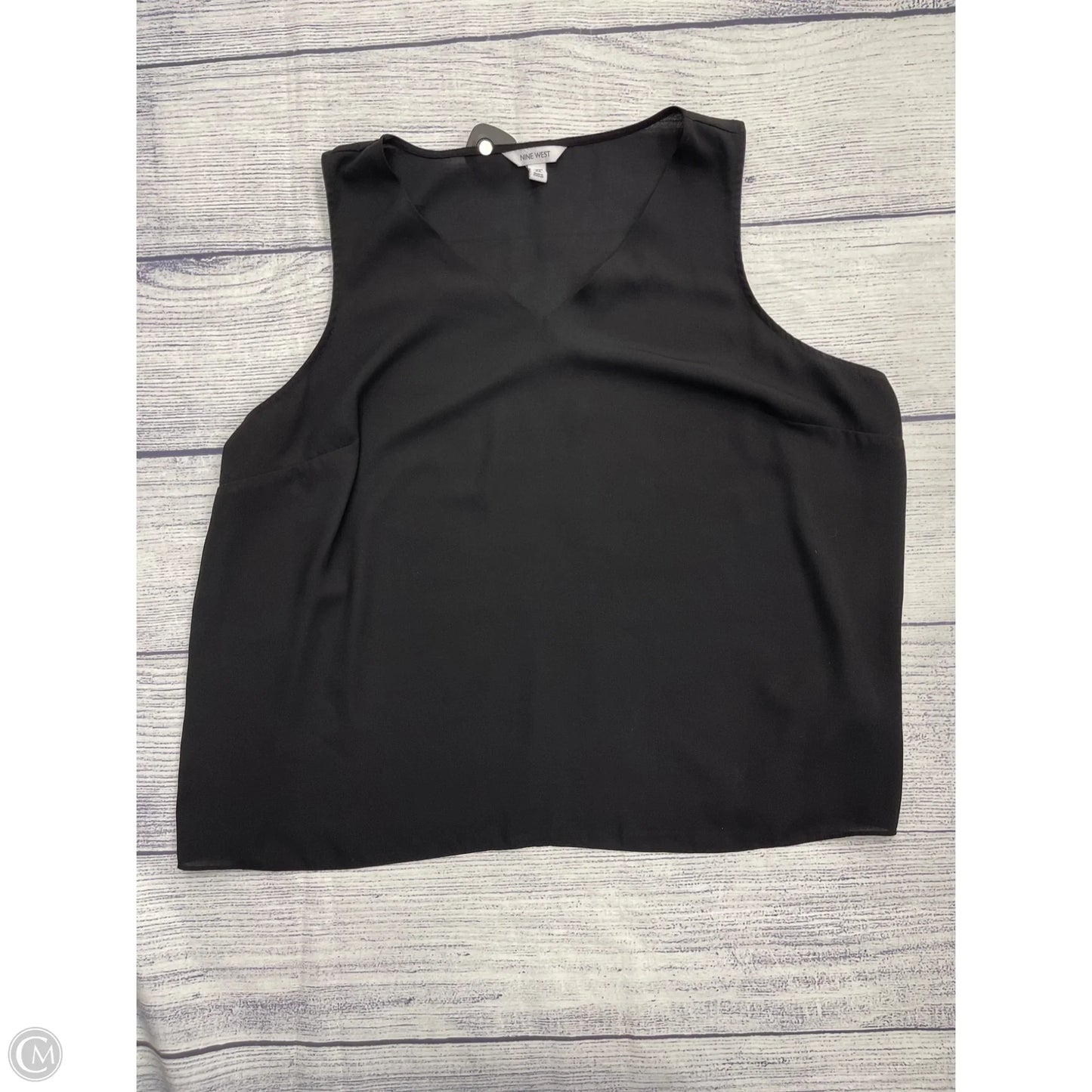 Tank Top By Nine West In Black, Size: 2x