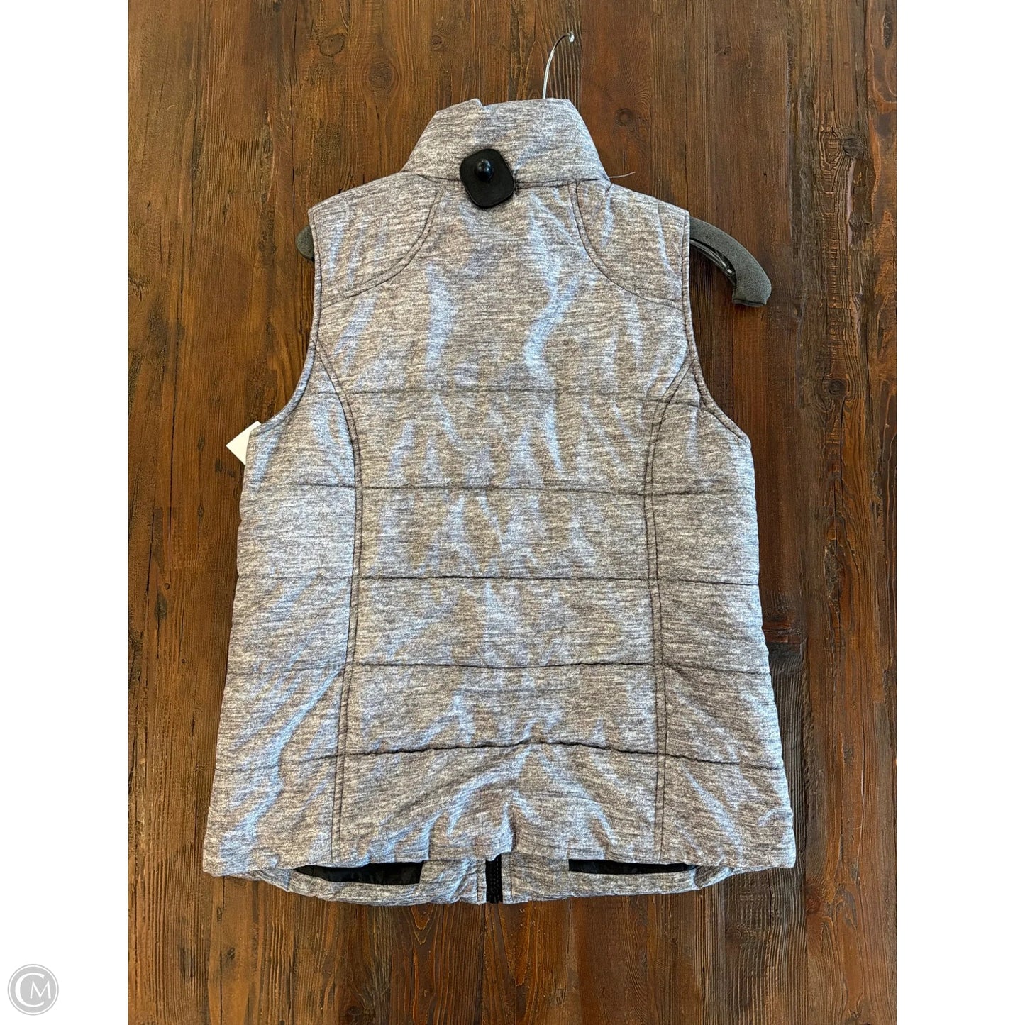Vest Puffer & Quilted By Clothes Mentor In Grey, Size: S