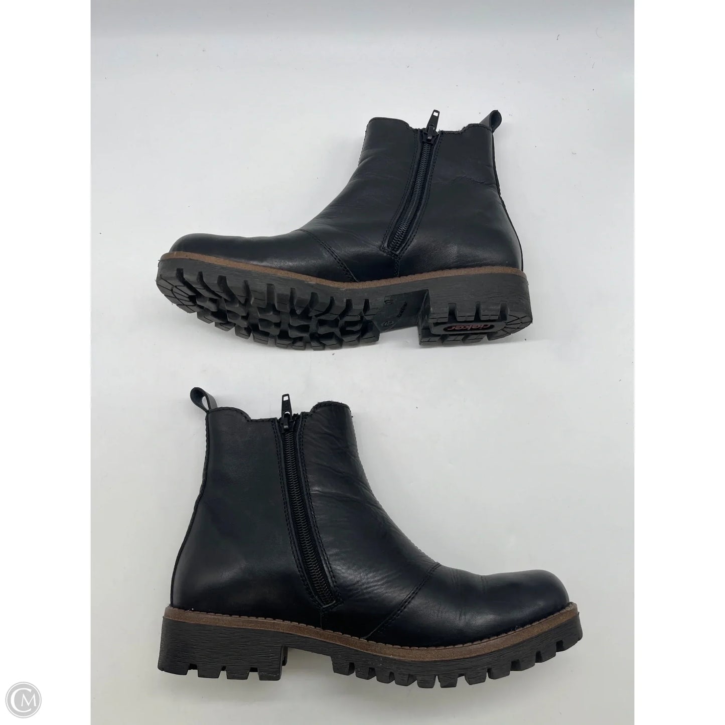 Boots Ankle Flats By Riekers In Black, Size: 6
