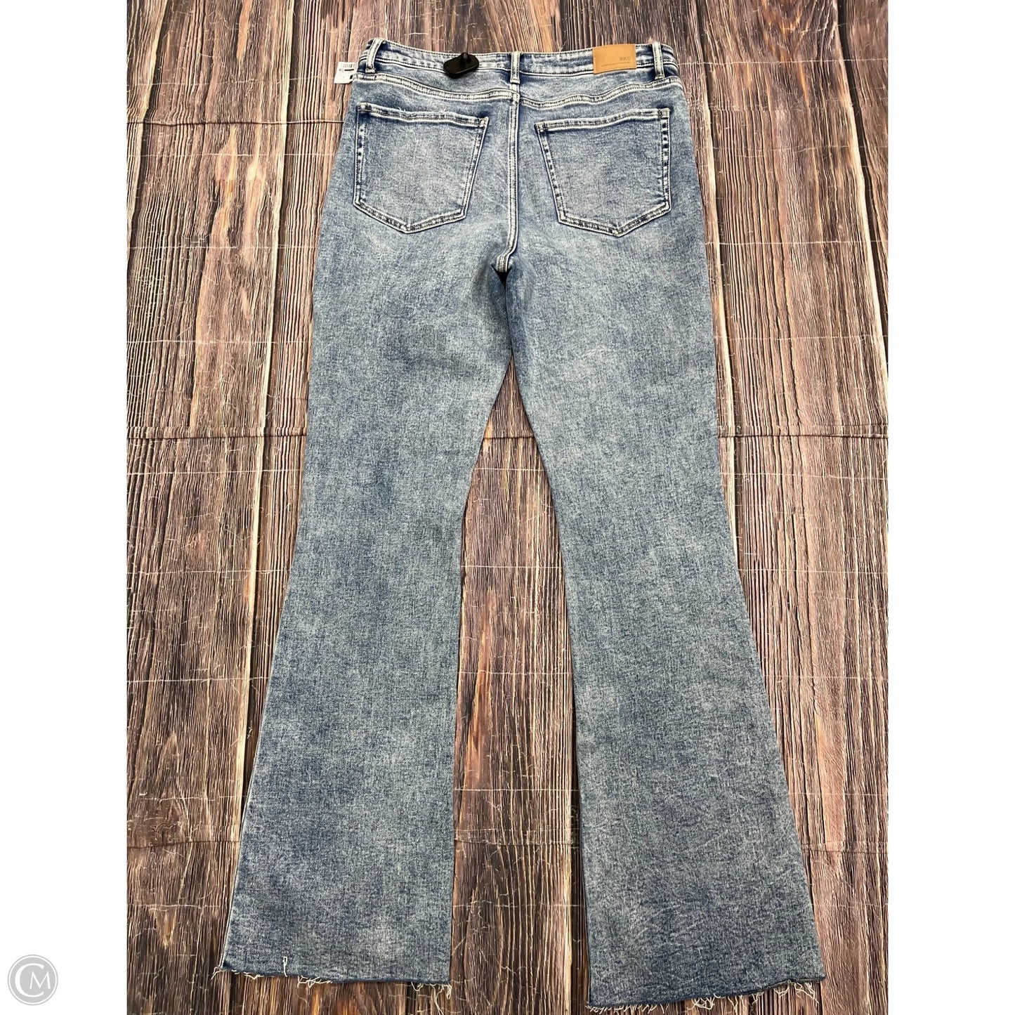 Jeans Flared By Bke In Blue Denim, Size: 18