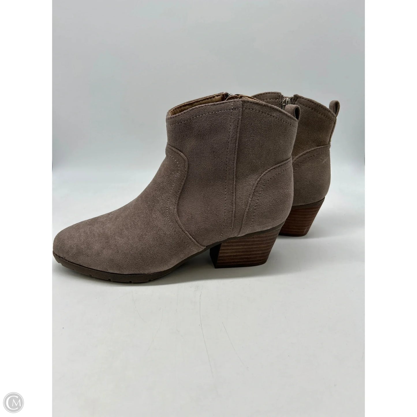 Sandals Heels Wedge By Corkys In Tan, Size: 8