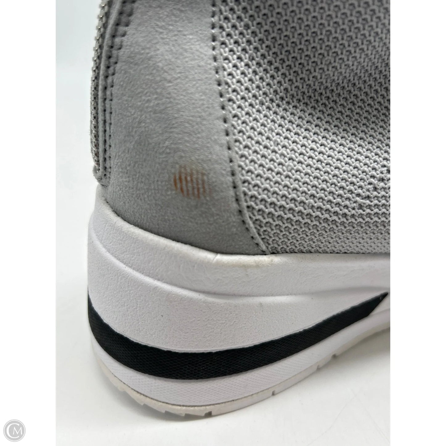 Shoes Heels Wedge By Marc Fisher In Grey, Size: 8