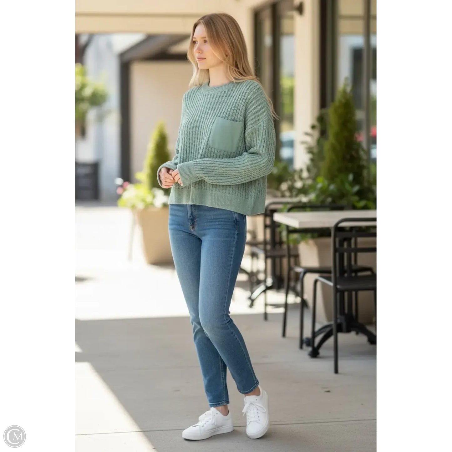 Sweater By Loft In Cream, Size: Xs