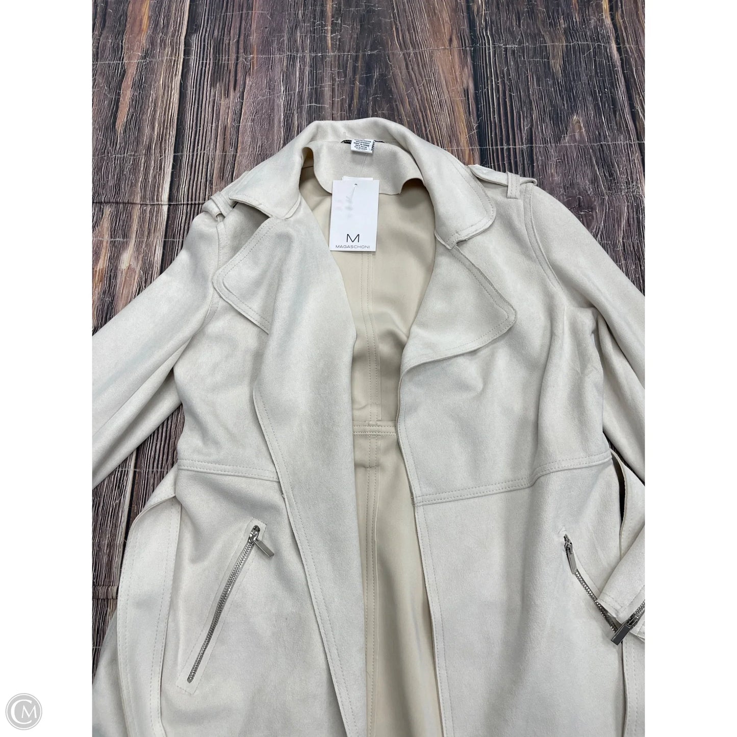 Jacket Other By Magaschoni In Cream, Size: M
