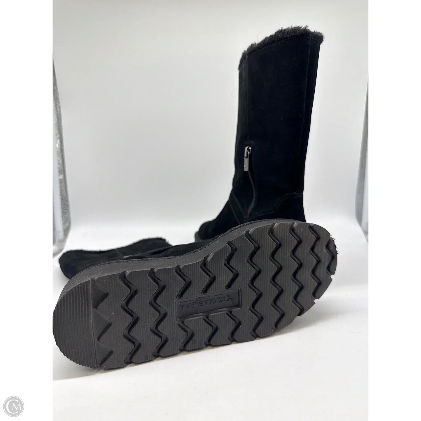 Boots Mid-calf Flats By Koolaburra By Ugg In Black, Size: 7