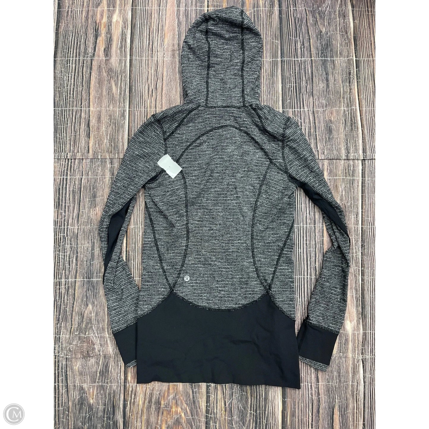 Athletic Jacket By Lululemon In Grey, Size: 6