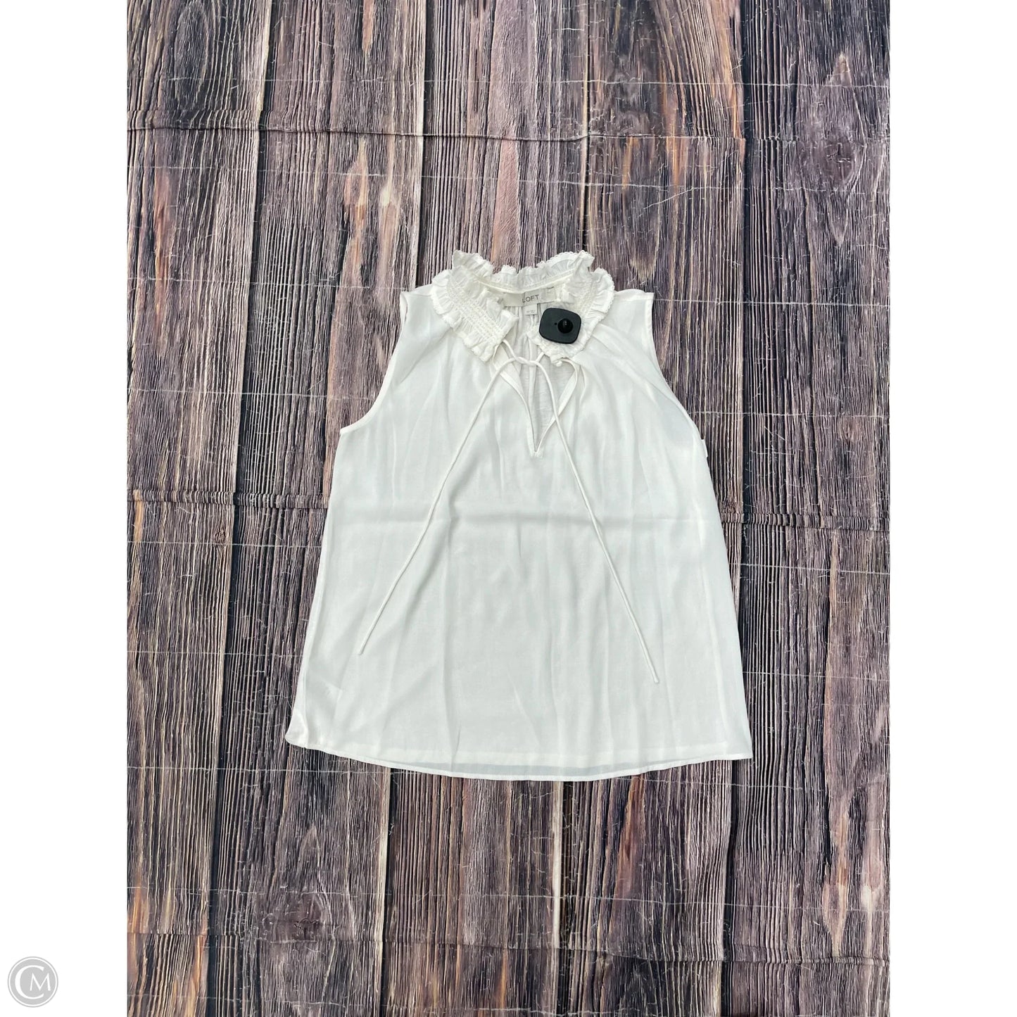 Tank Top By Loft In Cream, Size: Xs