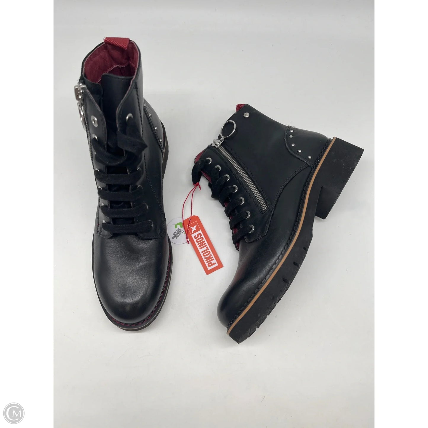 Boots Combat By Pikolinos In Black, Size: 7.5