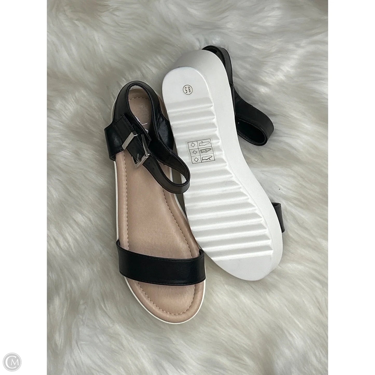 Shoes Sneakers Platform By Clothes Mentor In Black, Size: 8.5