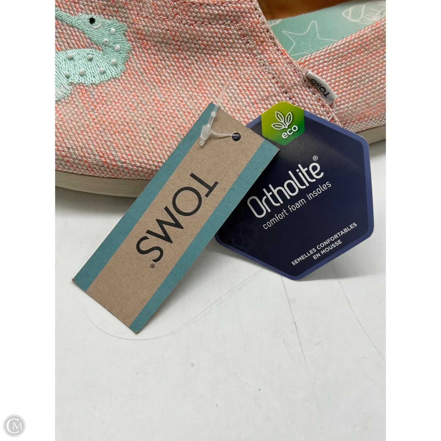 Shoes Flats By Toms In Orange, Size: 7