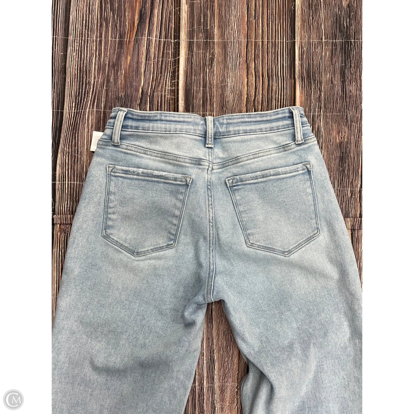 Jeans Straight By Vervet In Blue Denim, Size: 4