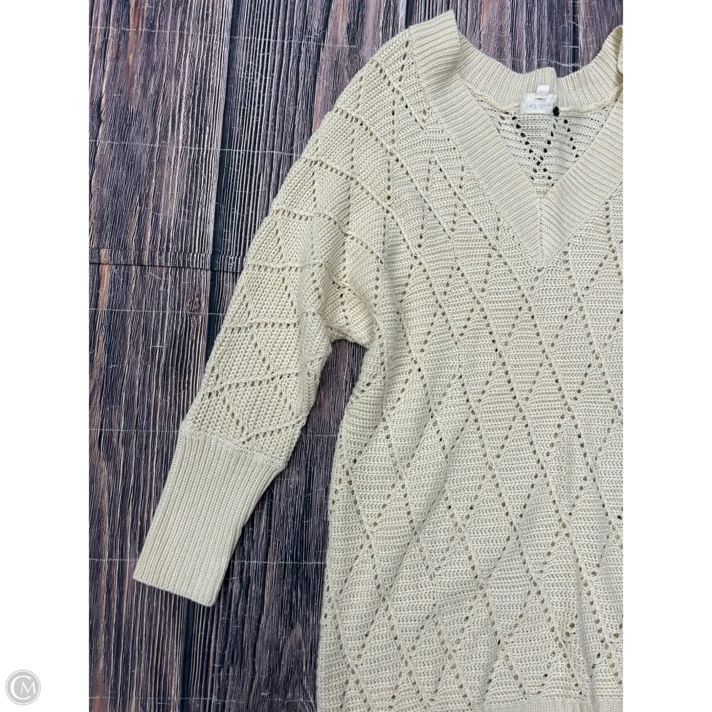 Sweater By 143 Story In Cream, Size: M