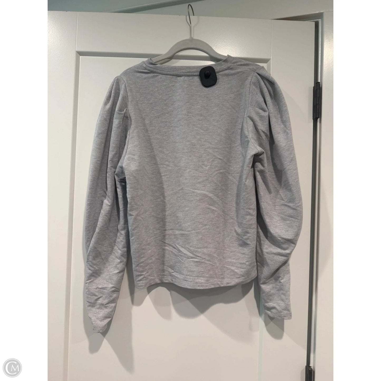 Top Long Sleeve By Clothes Mentor In Grey, Size: M