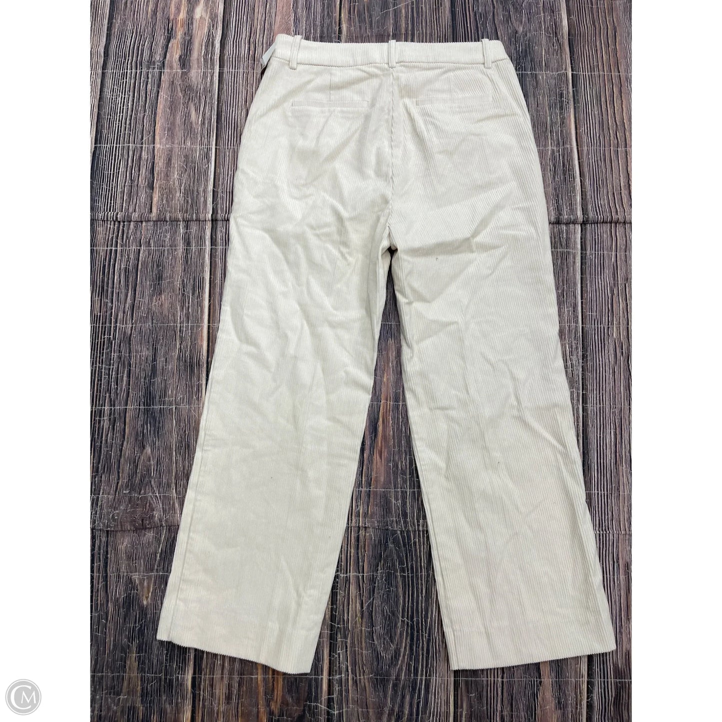 Pants Corduroy By J. Crew In Cream, Size: 10p