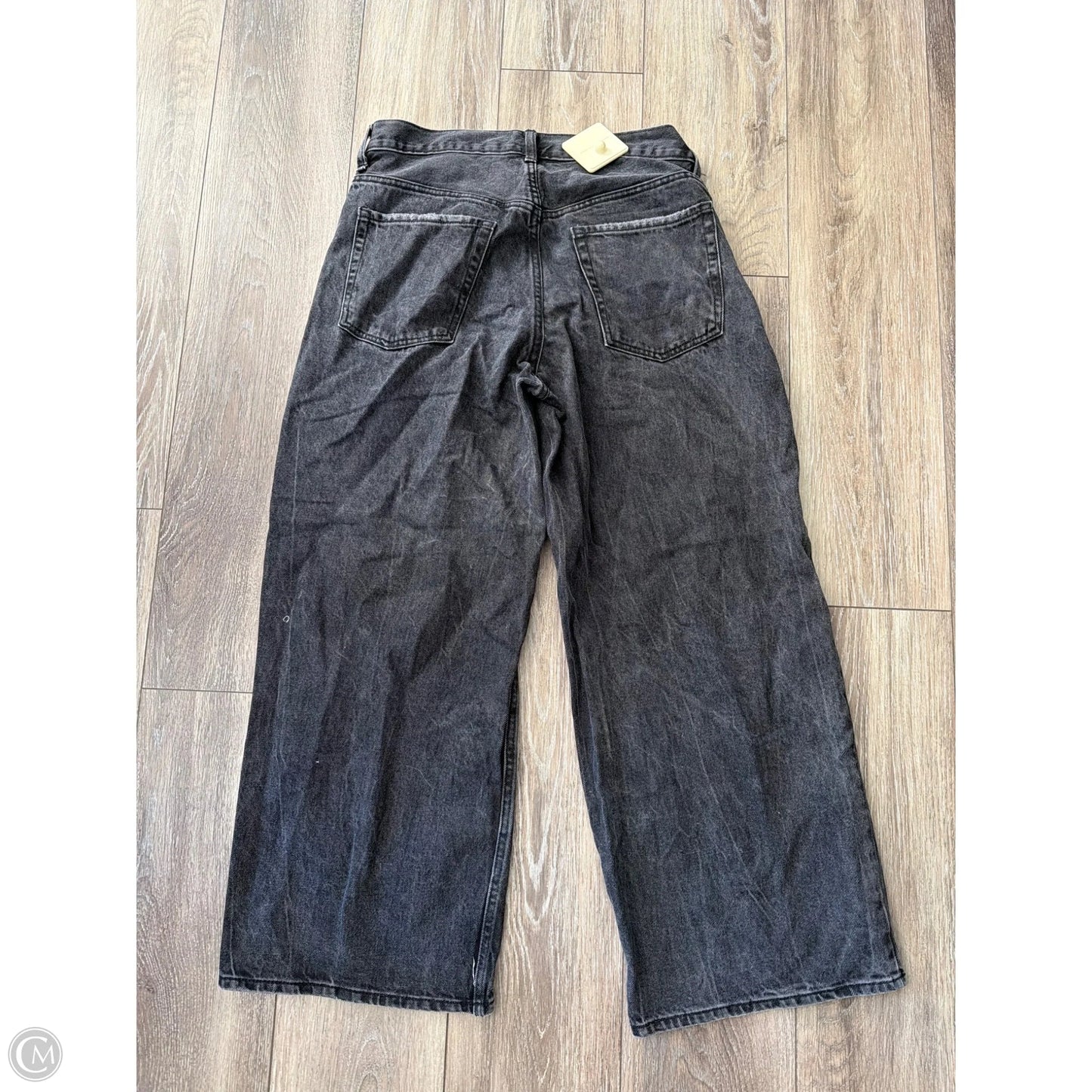 Jeans Wide Leg By Old Navy In Black, Size: 12p