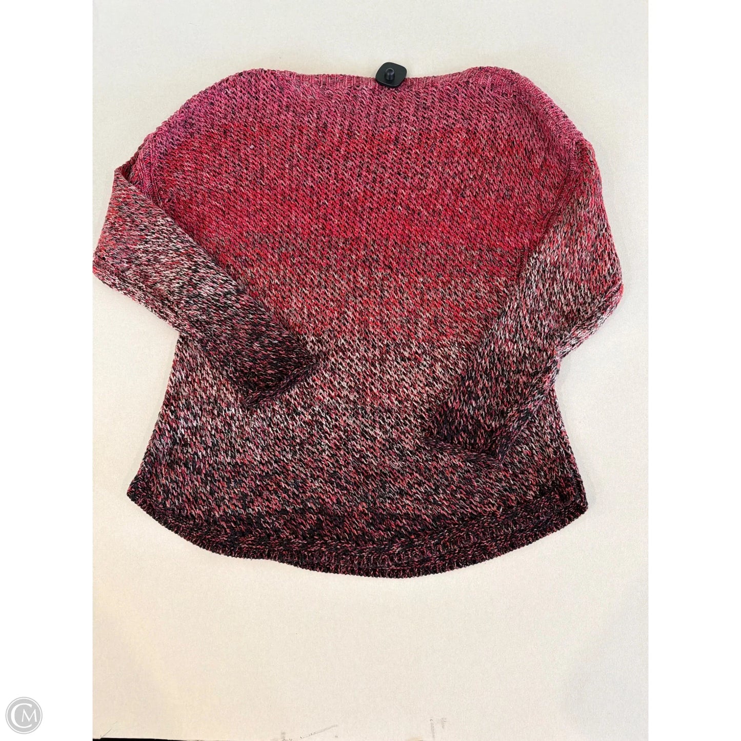 Sweater By Nic + Zoe In Pink & Red, Size: L