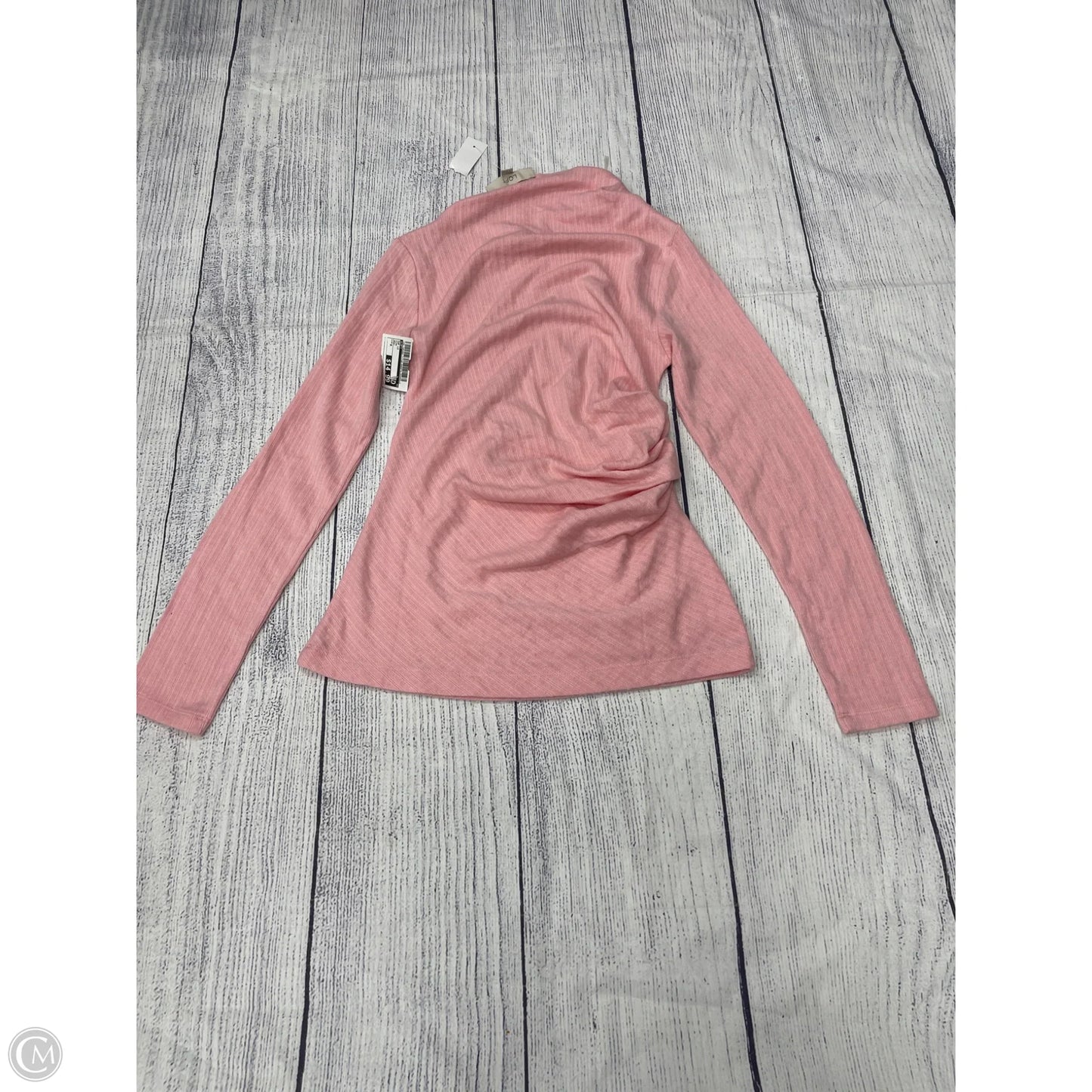 Top Long Sleeve By Loft In Pink, Size: M
