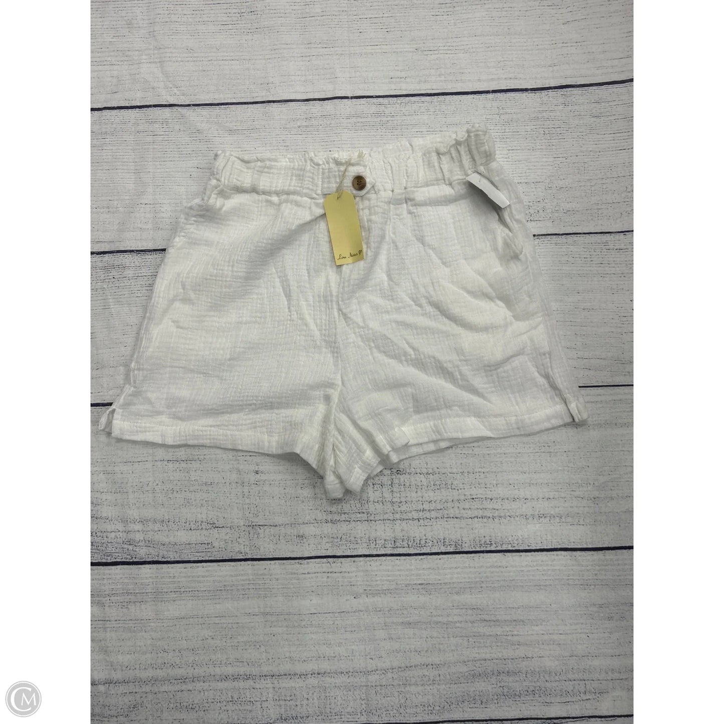 Shorts By Love Notes In White, Size: L