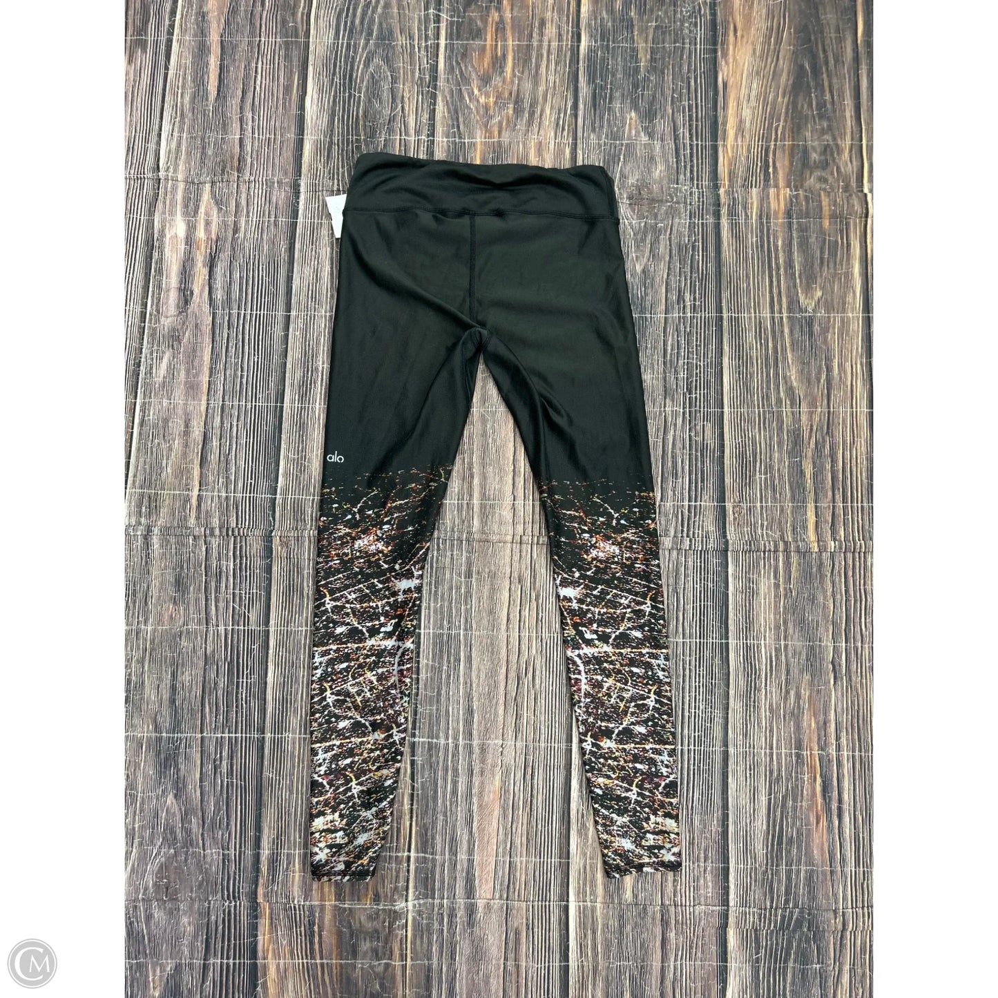 Athletic Leggings By Alo In Black, Size: L
