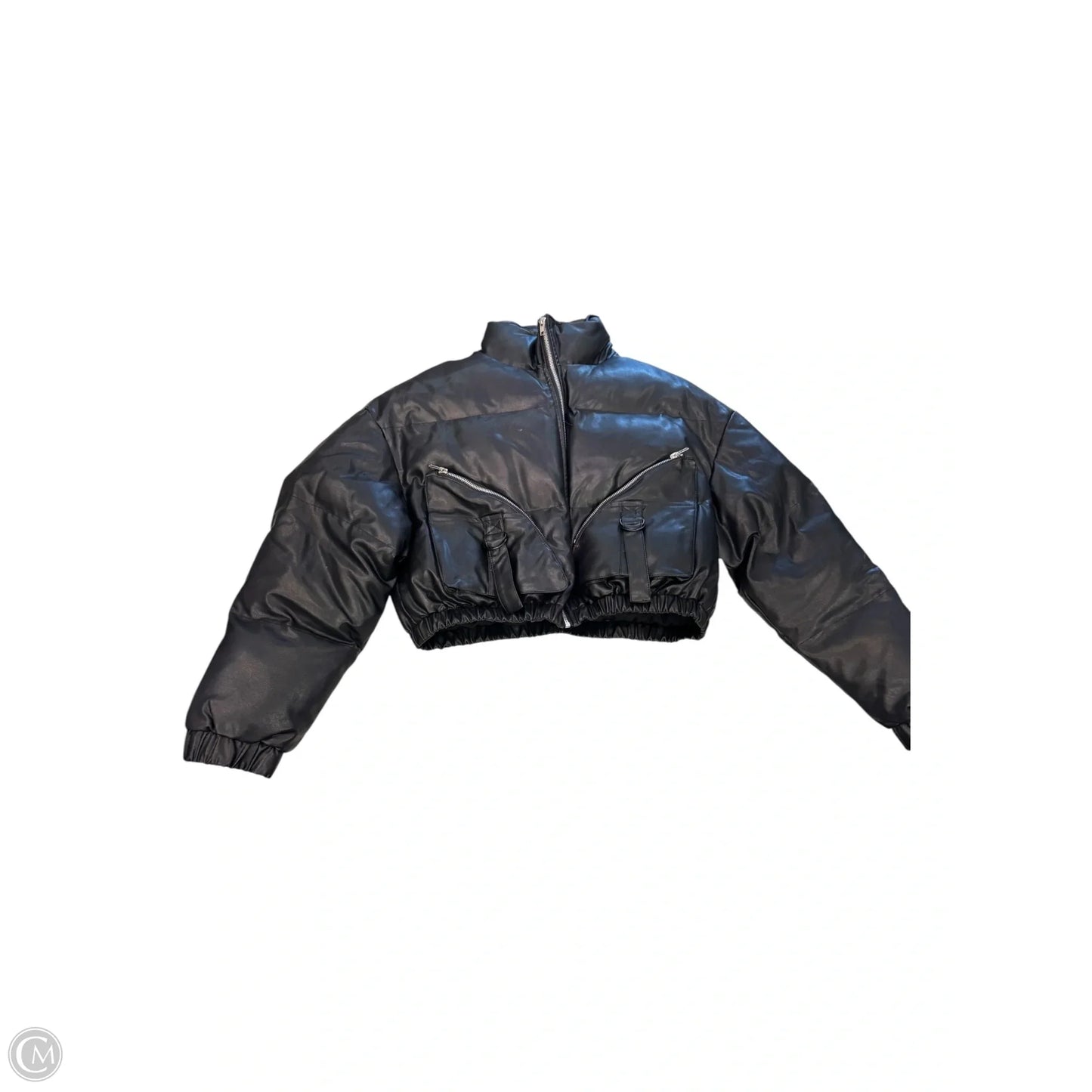 Jacket Puffer & Quilted By Fashion Nova In Black, Size: L
