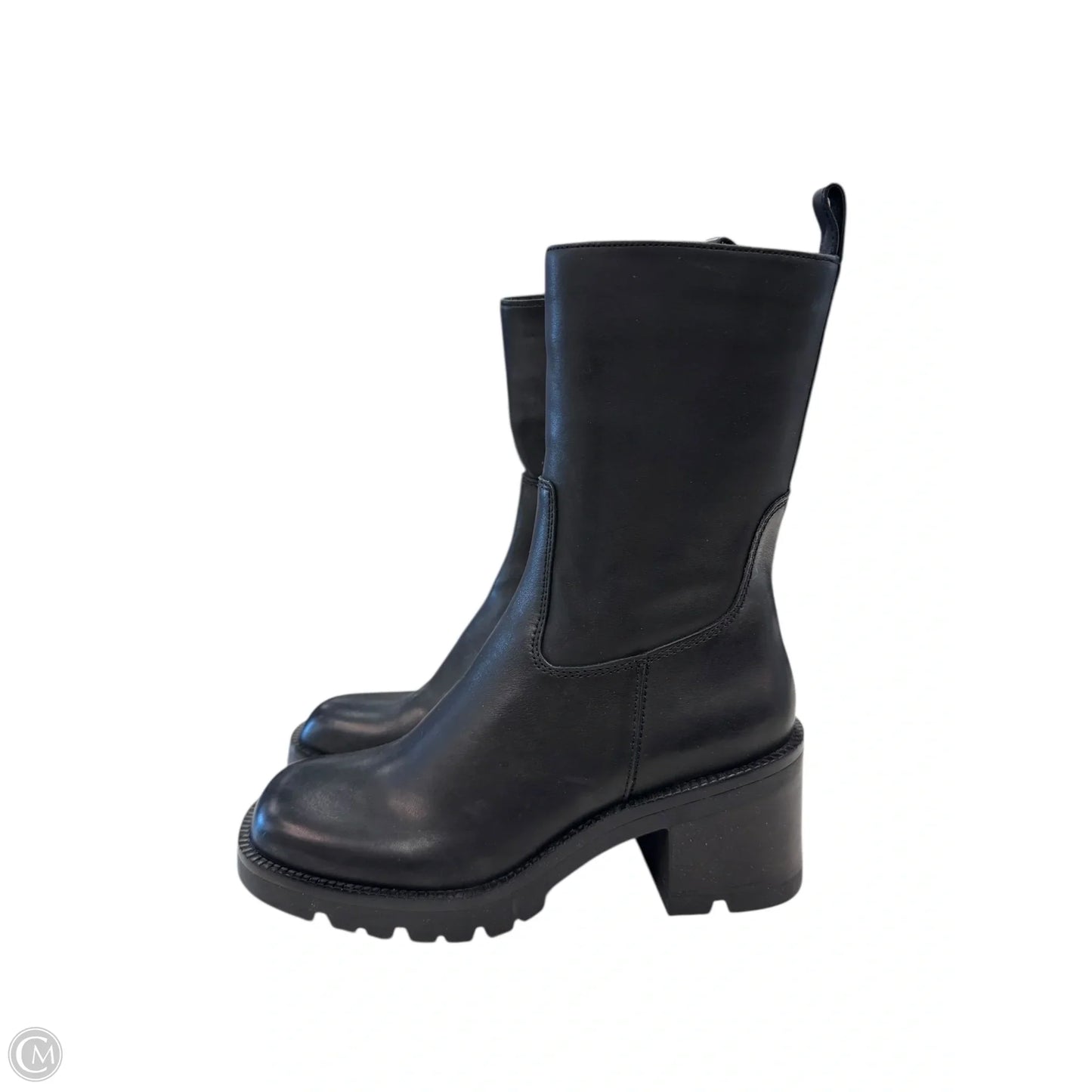 Boots Knee Heels By Steve Madden In Black, Size: 5