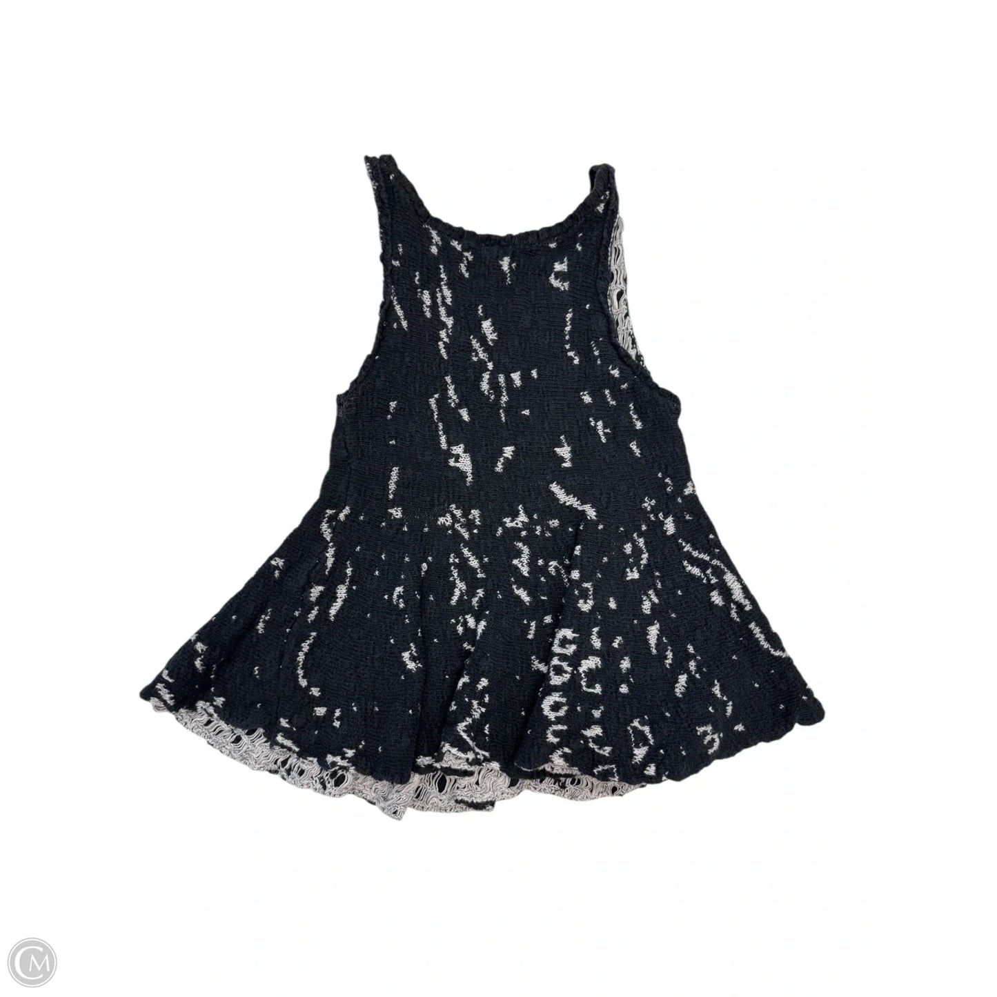 Sweater Short Sleeve By Free People In Black, Size: Xs