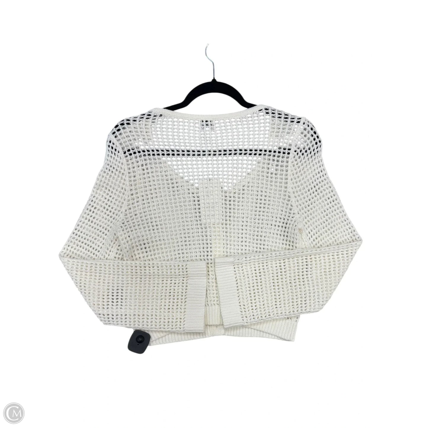 Sweater Cardigan By A New Day In Cream, Size: Xs