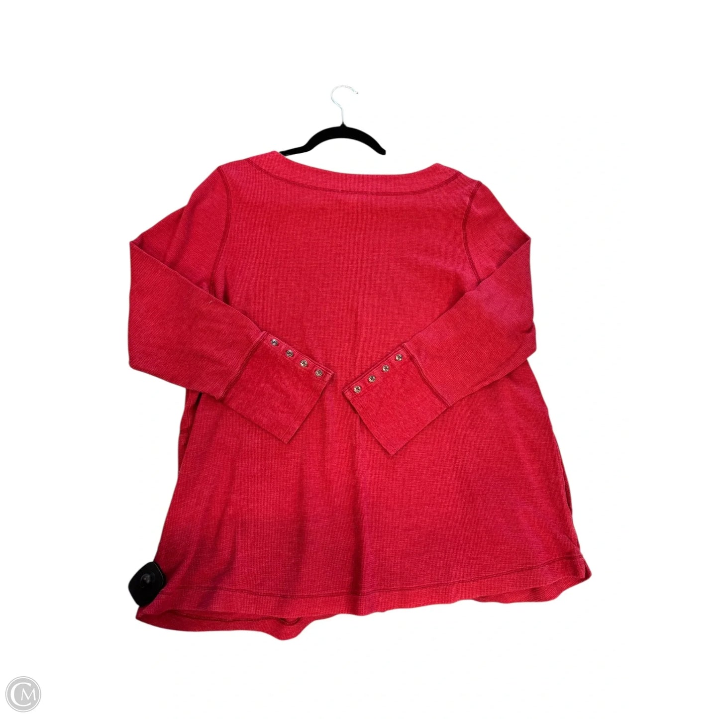 Top Long Sleeve By J. Jill In Red, Size: Xl