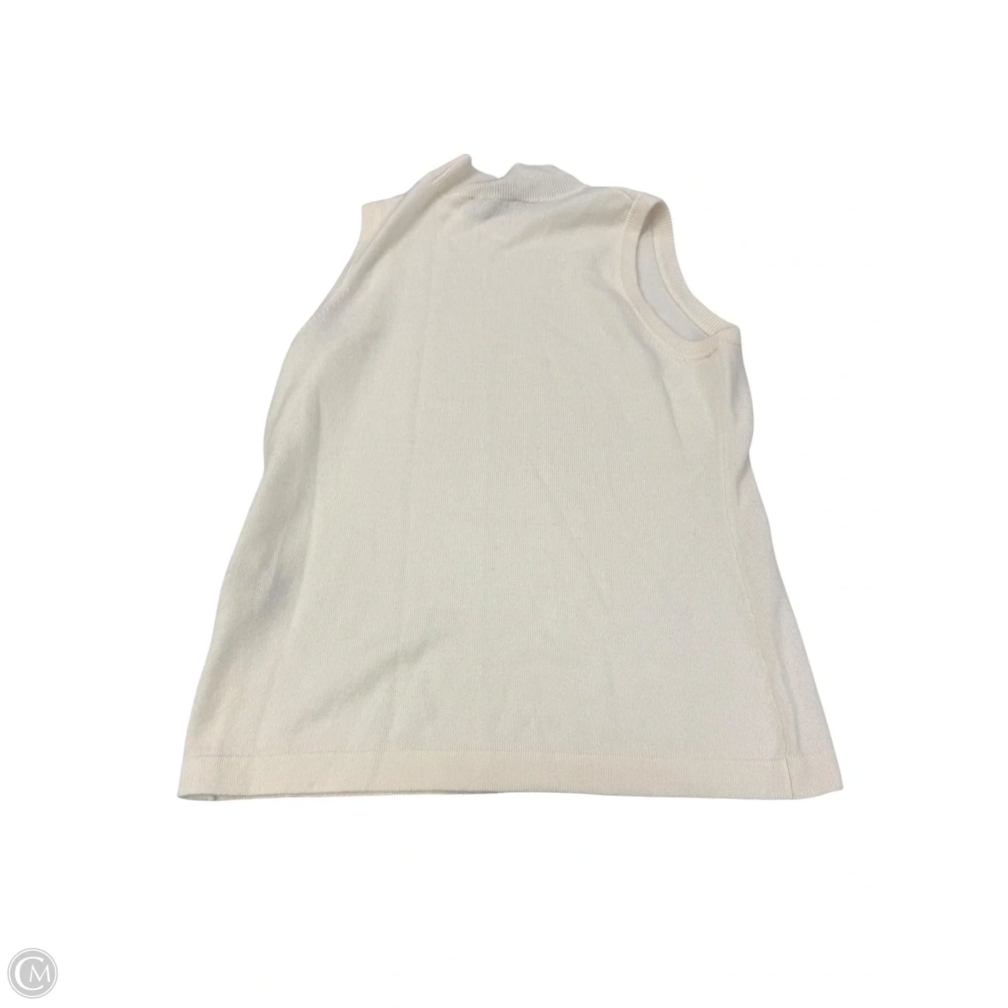 Sweater Cashmere By Misook In Cream, Size: L