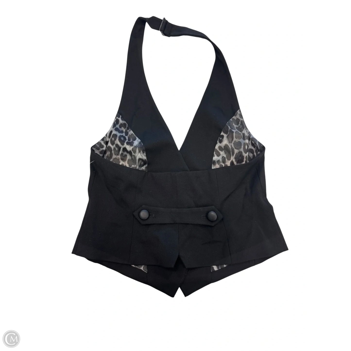 Vest Other By Express In Black, Size: 8