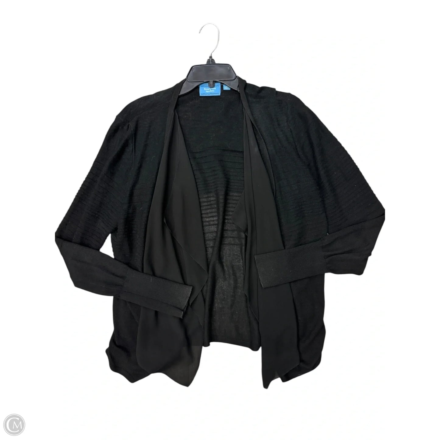 Cardigan By Simply Vera In Black, Size: L