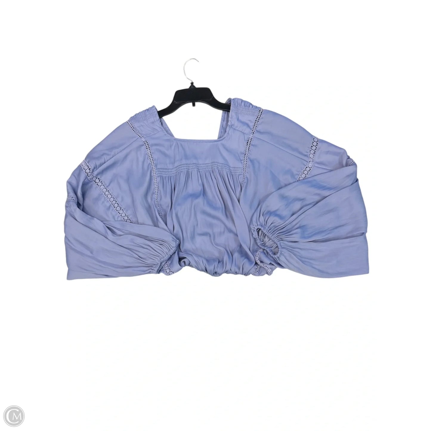 Blouse Long Sleeve By Free People In Purple, Size: Xs