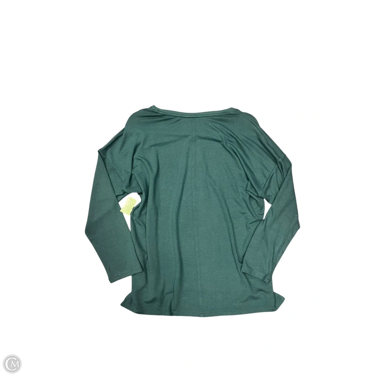 Top Long Sleeve By Banana Republic In Teal, Size: L
