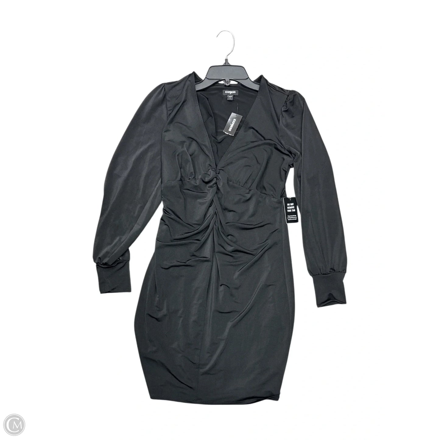 Dress Party Midi By Express In Black, Size: S