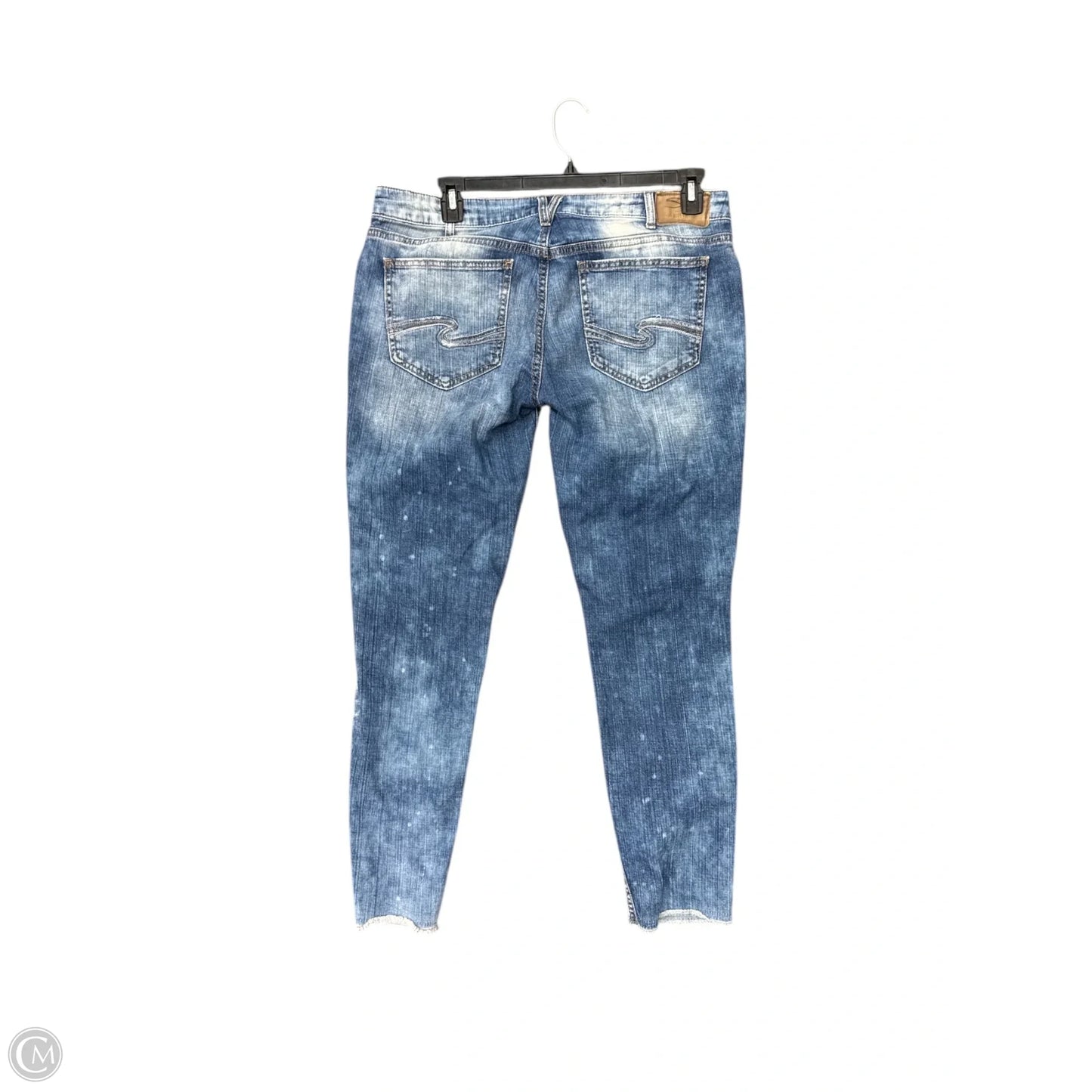 Jeans Boyfriend By Silver In Blue Denim, Size: 16
