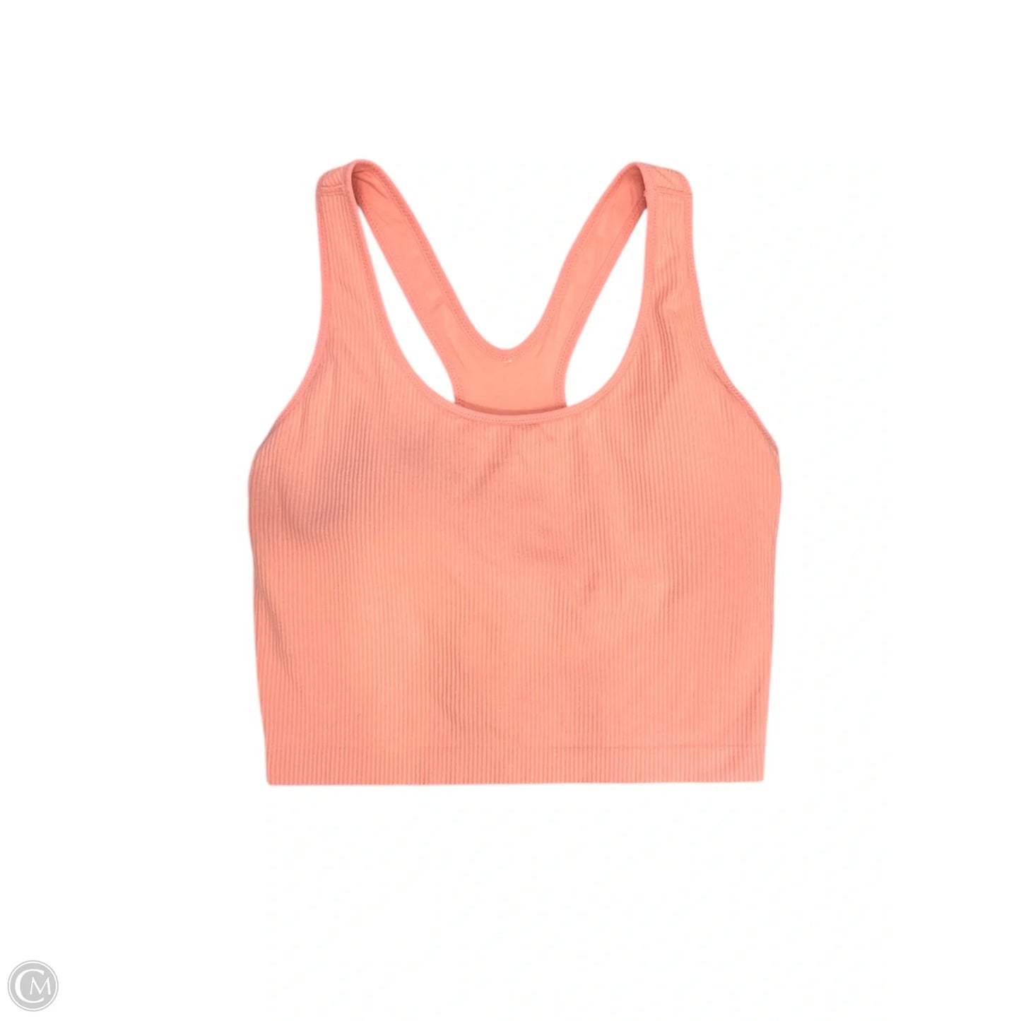 Athletic Bra By Clothes Mentor In Peach, Size: L